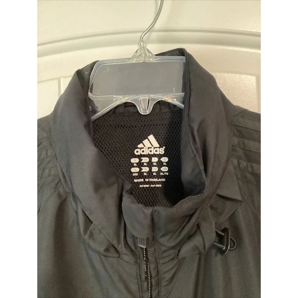 Adidas Jackets Men's XL Clima Warm Removable Lined Black Activewear